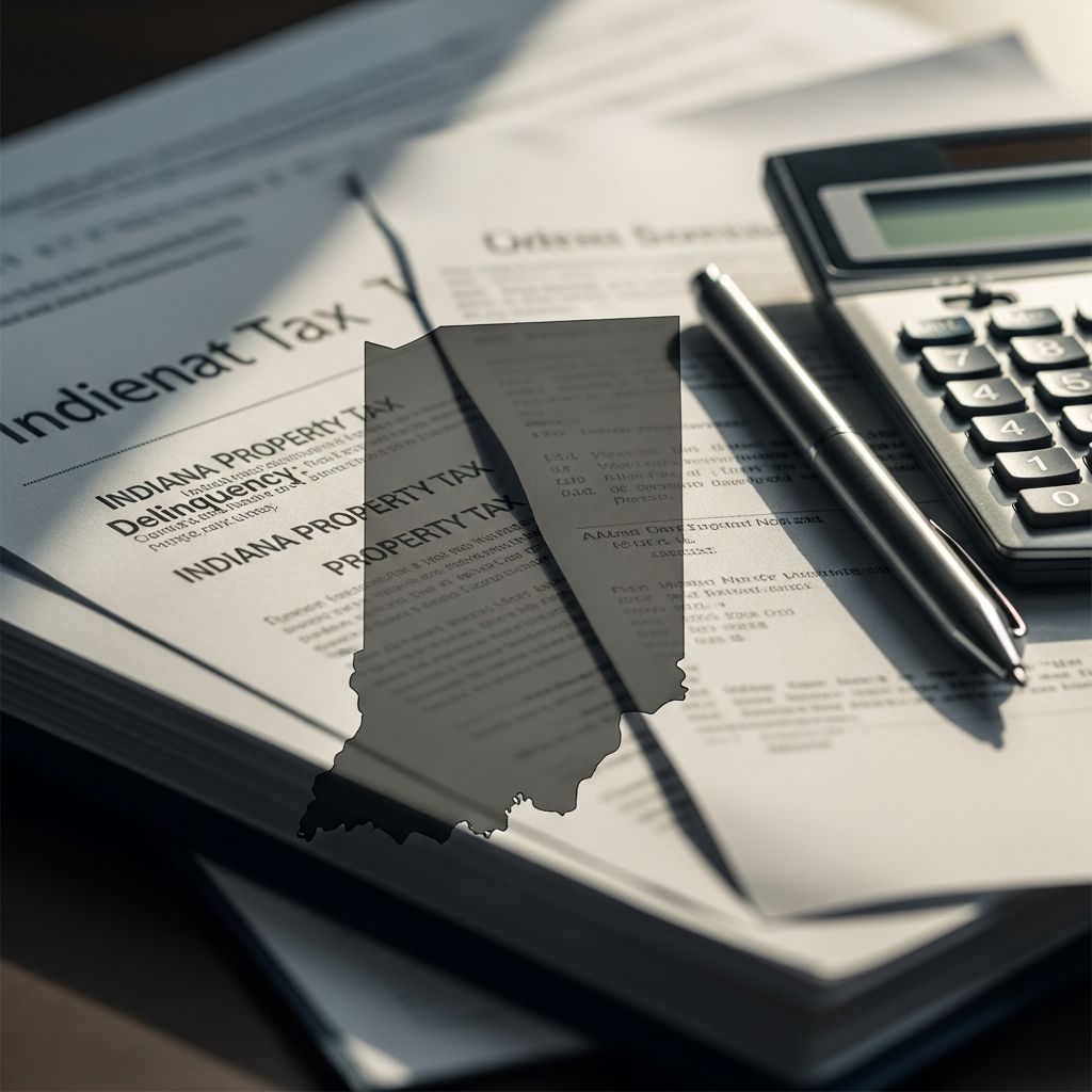 Understand the financial penalties, tax liens, and foreclosure risks of unpaid property taxes in Indiana.