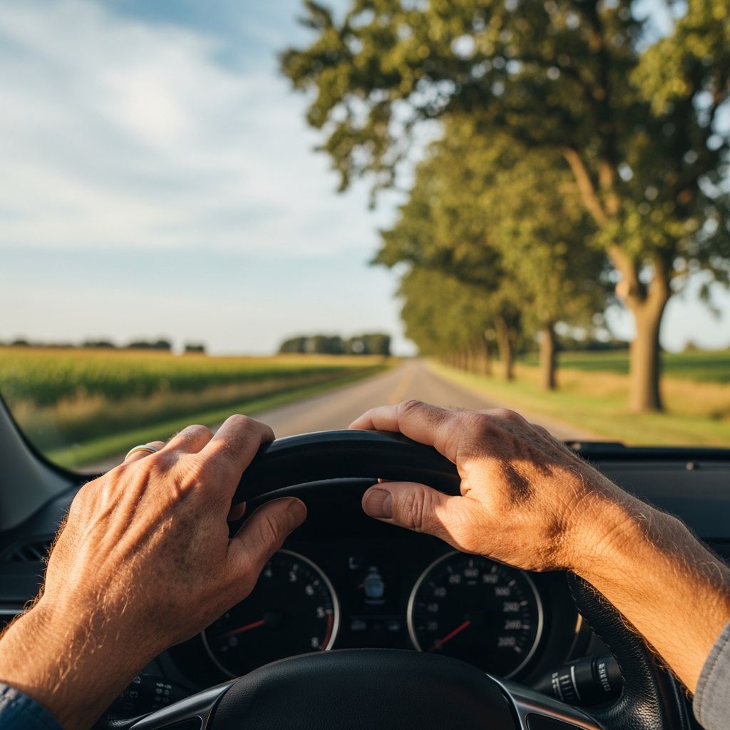 Essential guide to Indiana's rules for older drivers, covering renewals, tests, restrictions, and safety measures for seniors.
