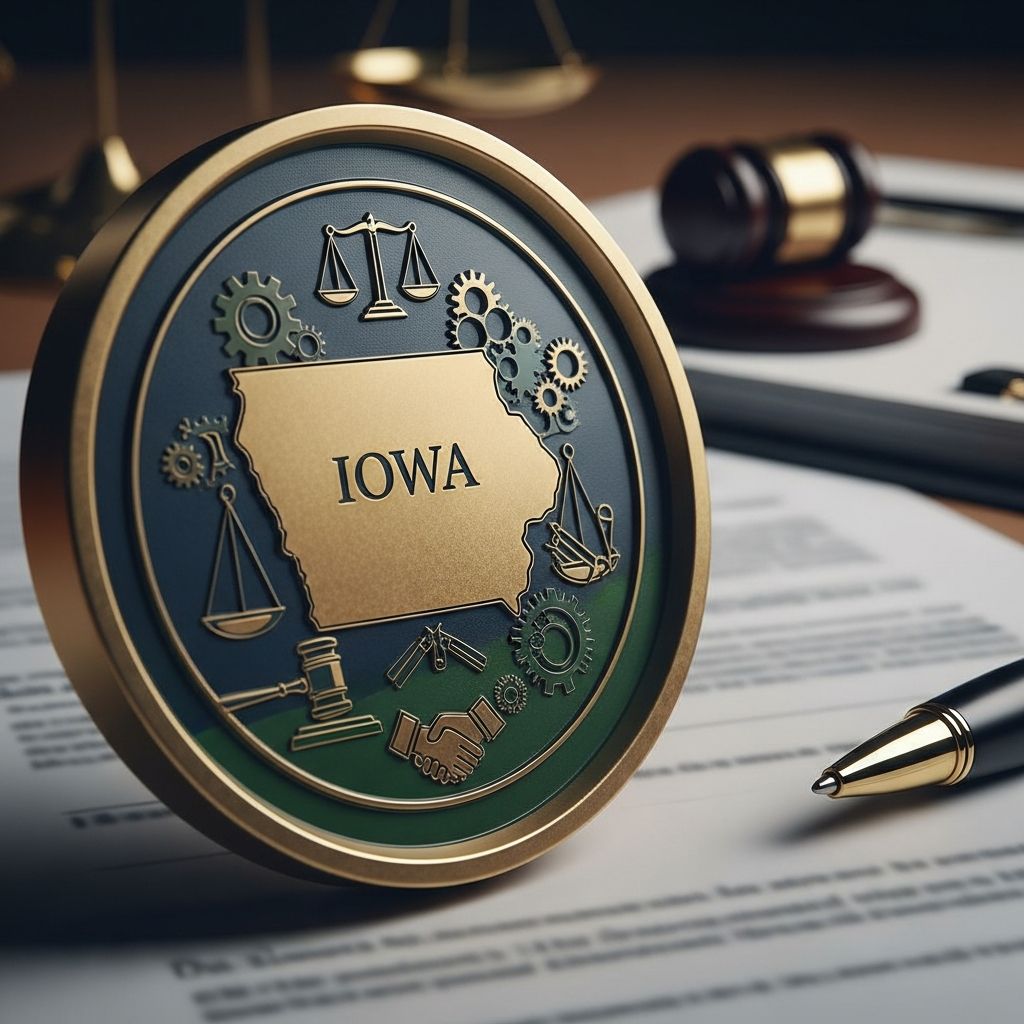 Complete guide to forming an LLC in Iowa with filing requirements and legal steps.
