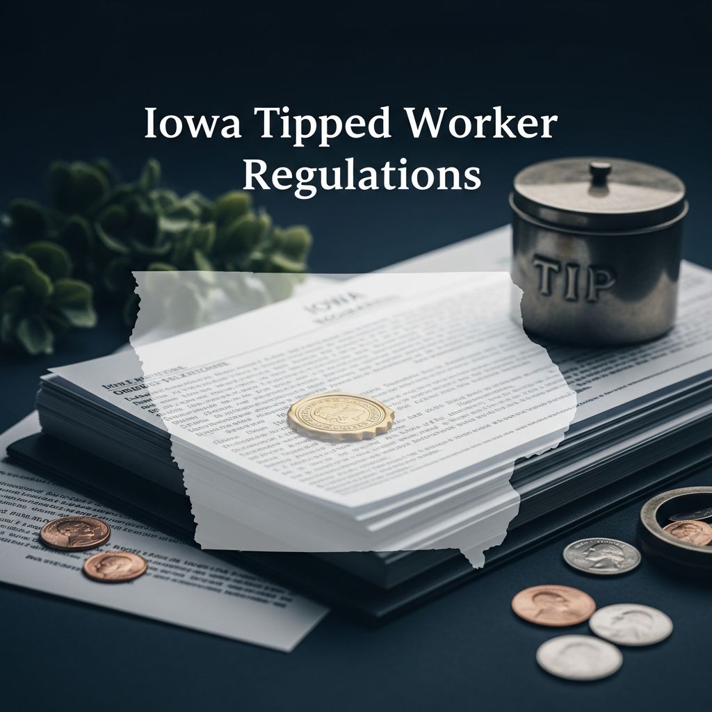 Essential guide to Iowa's rules on tipped wages, tip credits, pooling, and employee protections for restaurant and service employers.