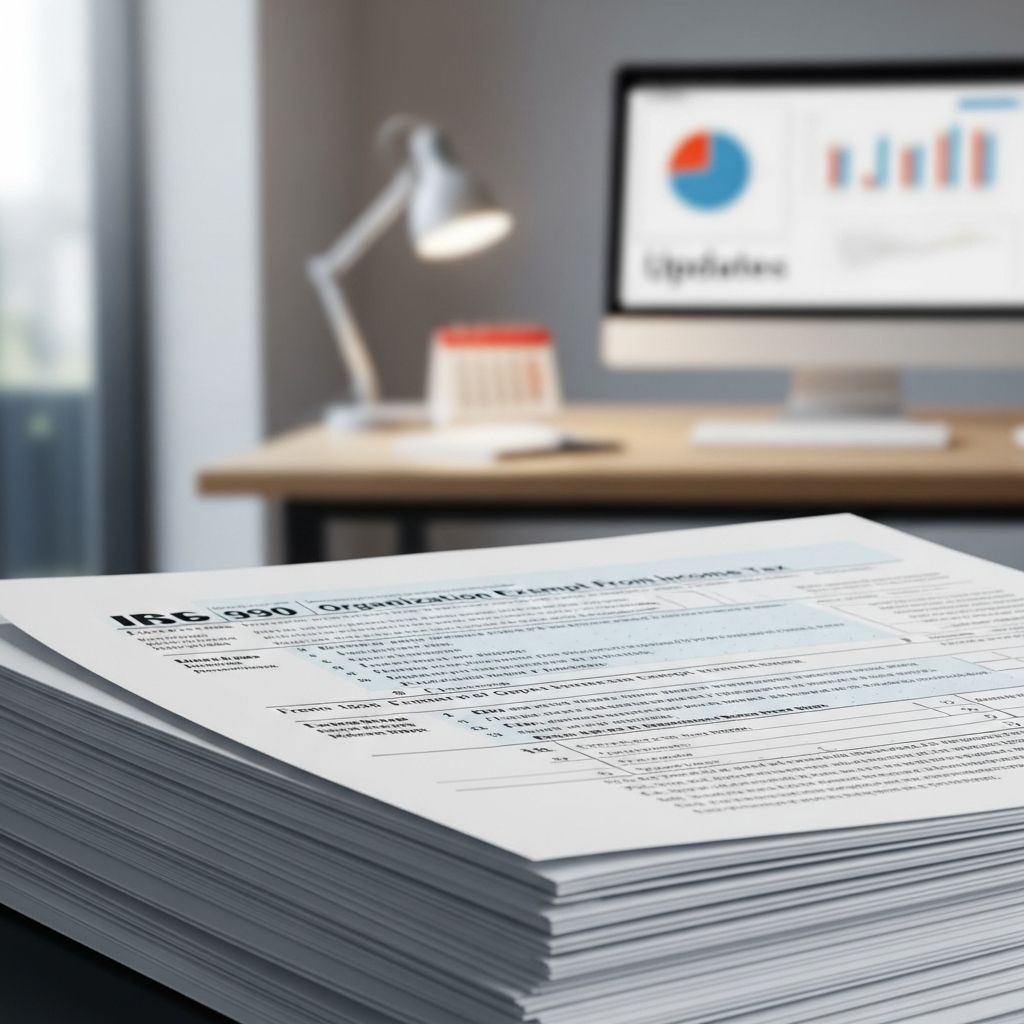 Essential guide to navigating IRS Form 990 changes, filing requirements, and compliance for tax-exempt organizations.