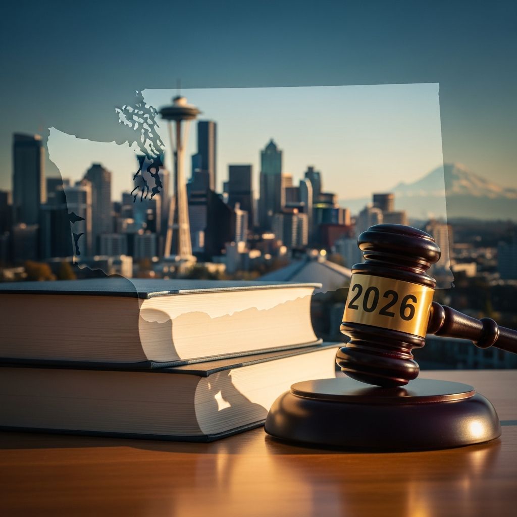 Navigate Washington's 2026 legal landscape: from wage hikes and family leave to child support reforms and consumer protections.