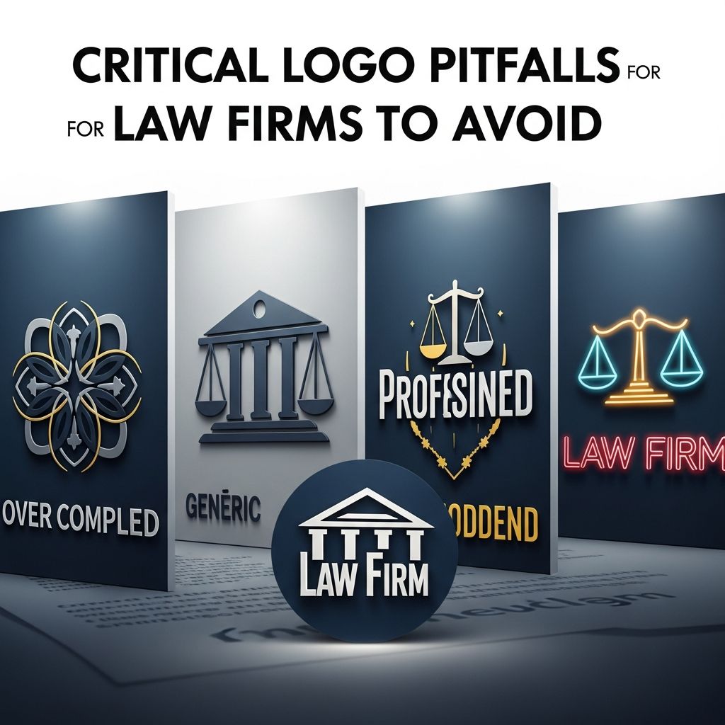 Discover essential pitfalls in law firm logo design that undermine credibility and how to craft a professional brand identity.
