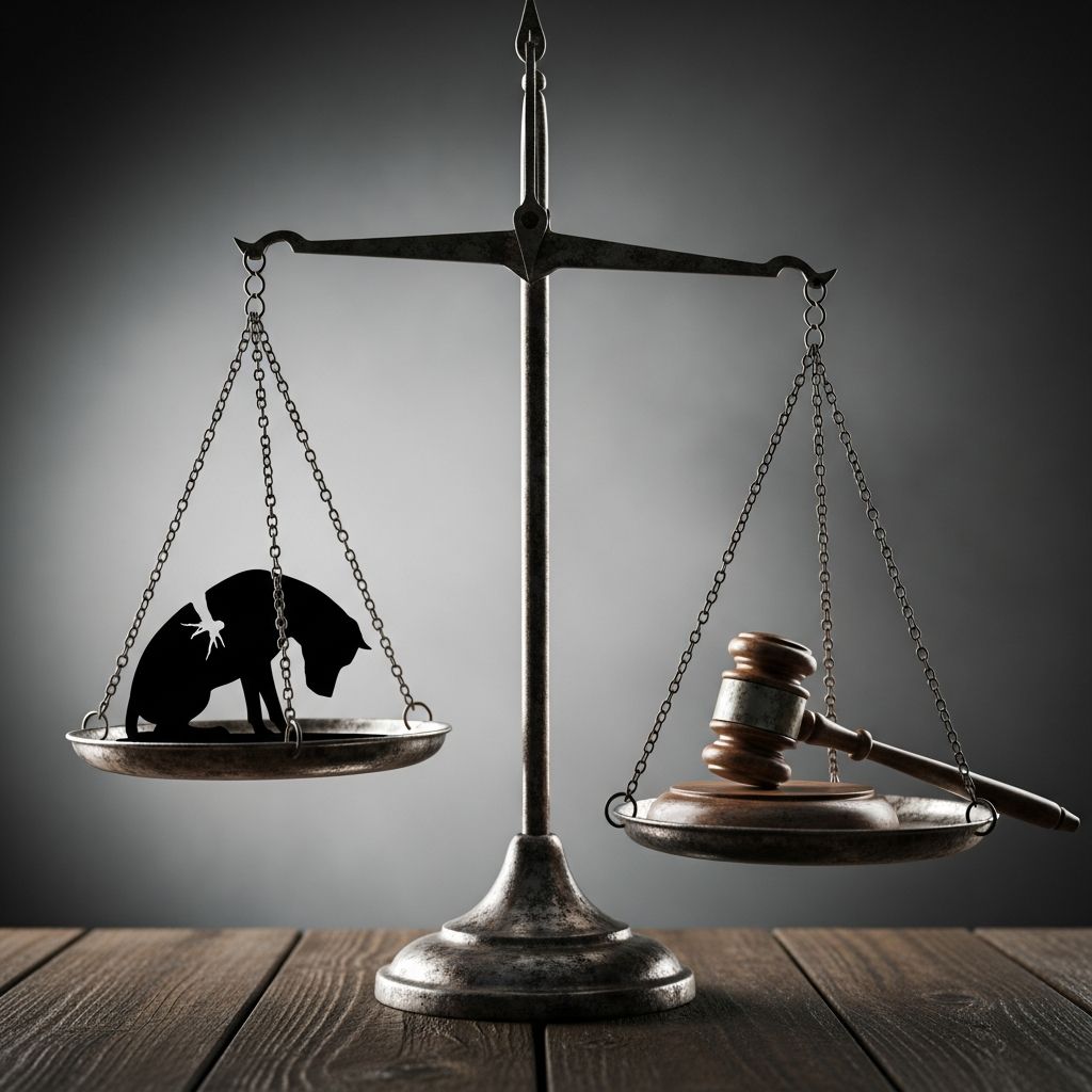 Unraveling the legal definitions, acts, penalties, and reporting mechanisms for animal cruelty across U.S. jurisdictions.