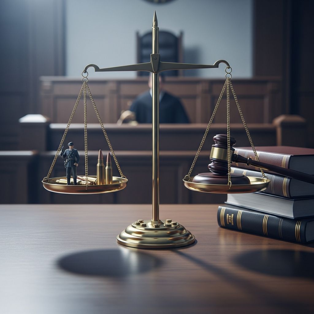 Understanding why settling disputes with weapons is illegal and dangerous.