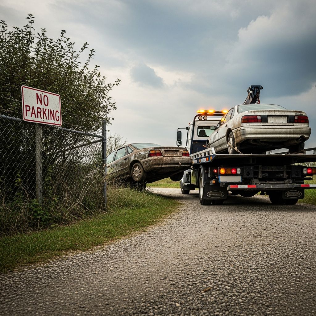 Understand property rights, towing regulations, and steps to legally remove unauthorized cars from your land without disputes.