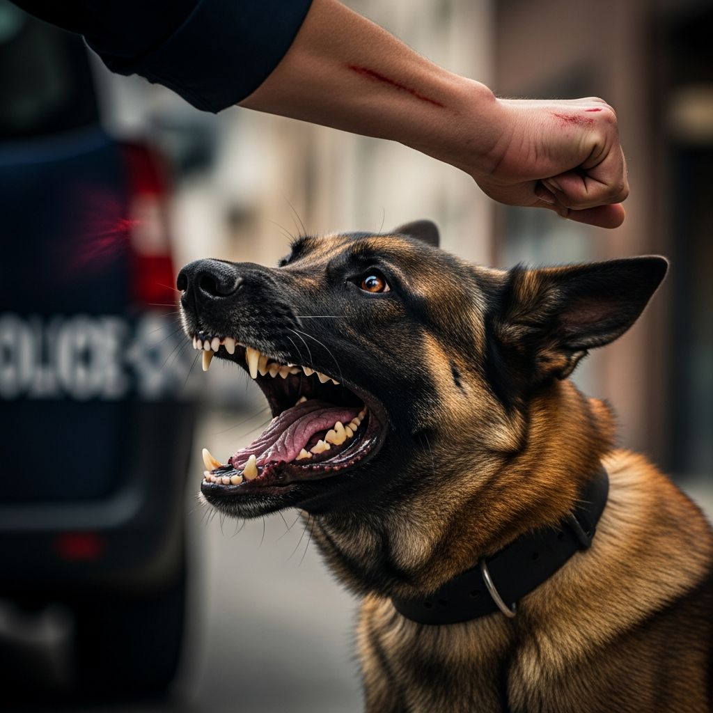 Understand your rights and compensation options after a police dog attack injury.