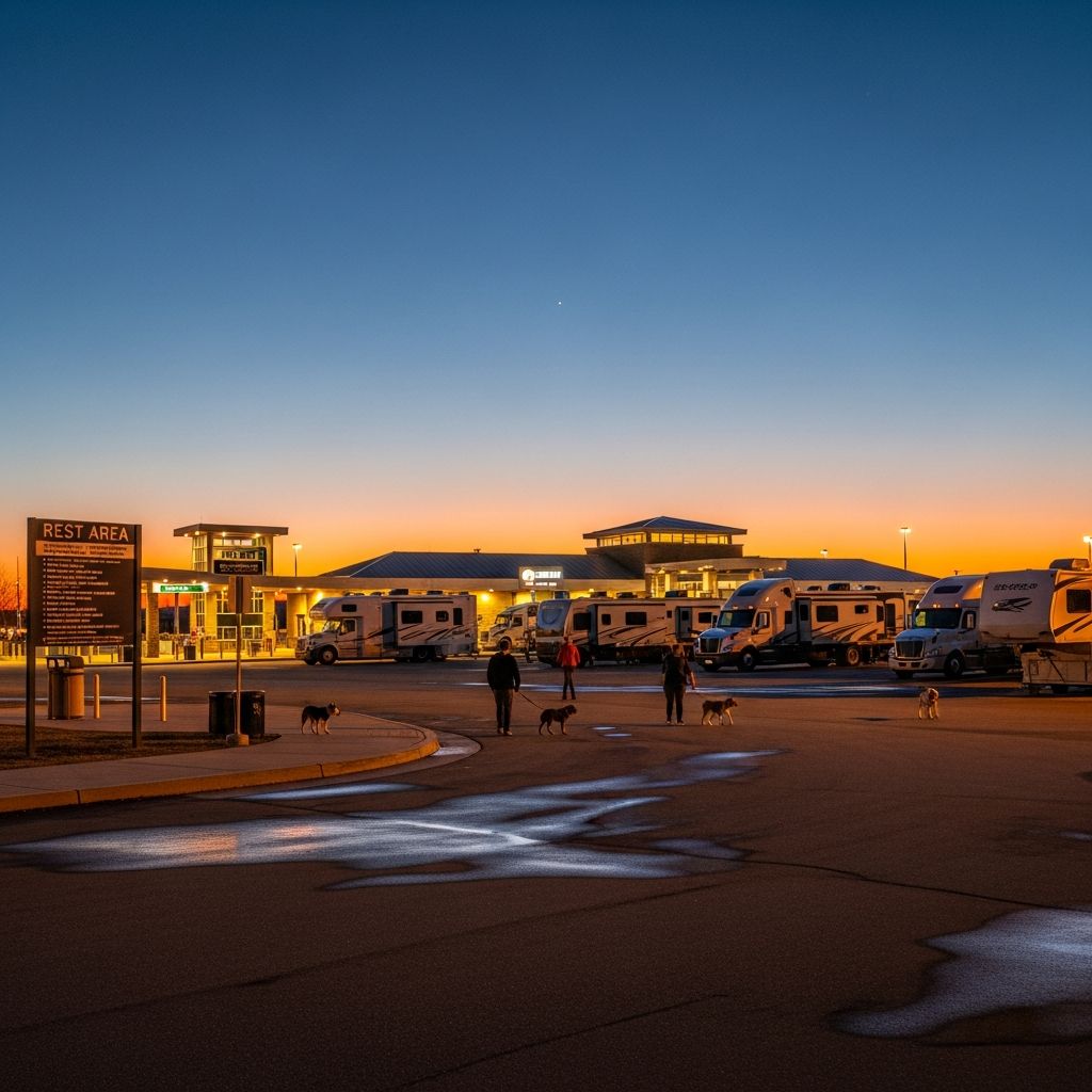 Navigate the rules for sleeping in your vehicle at rest areas: state-by-state guide to safe, legal overnight parking nationwide.