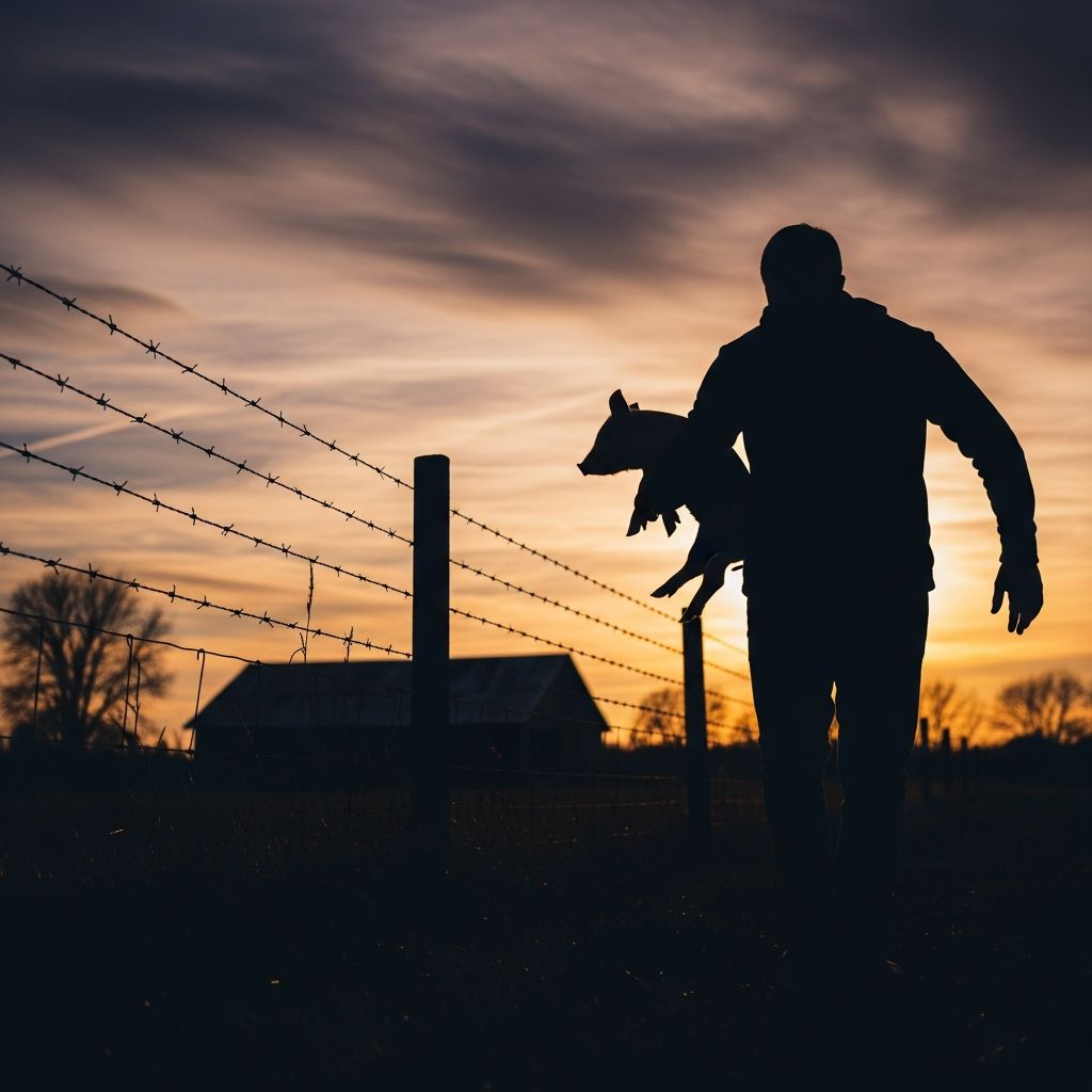 Navigating the complex legal landscape of intervening to save farm animals from suspected cruelty conditions.