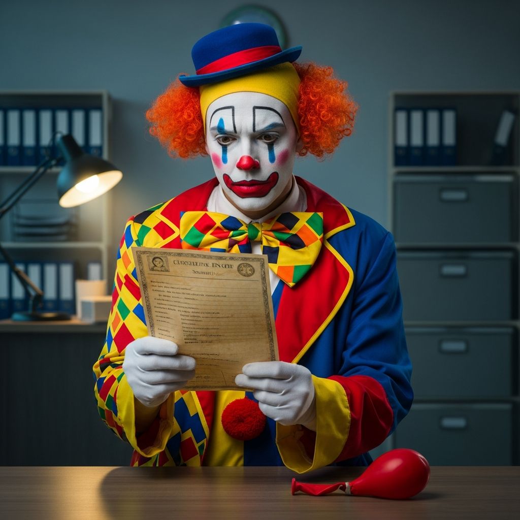 Examining whether clowns and children's entertainers need formal licenses amid safety concerns and regulatory debates.