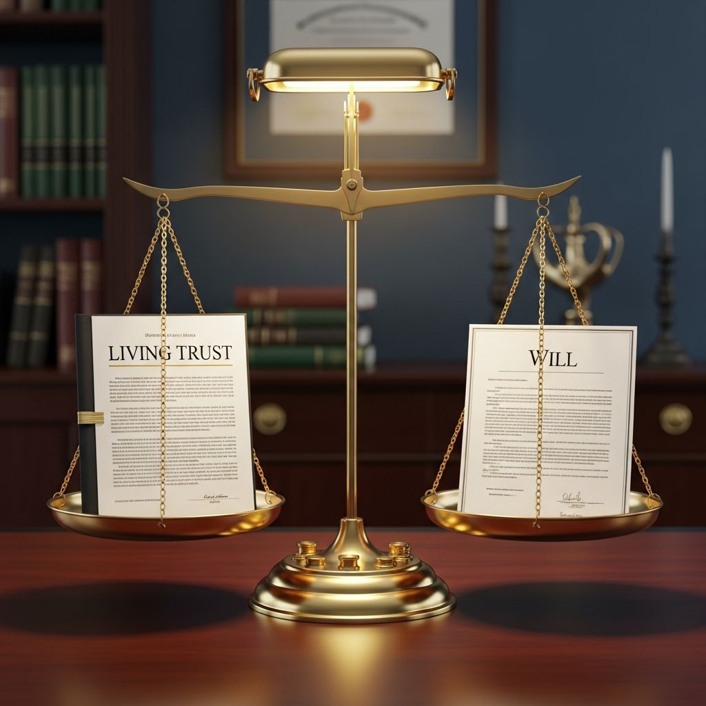 Discover the essential differences between living trusts and wills to make informed decisions for securing your legacy and protecting your loved ones.