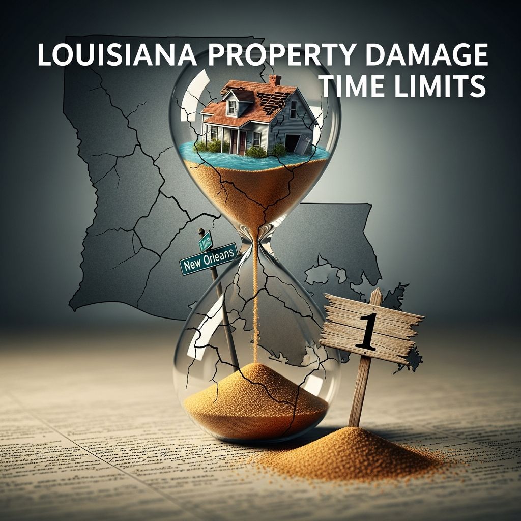 Understand Louisiana's updated two-year limits for property damage claims, key exceptions, and steps to protect your rights effectively.
