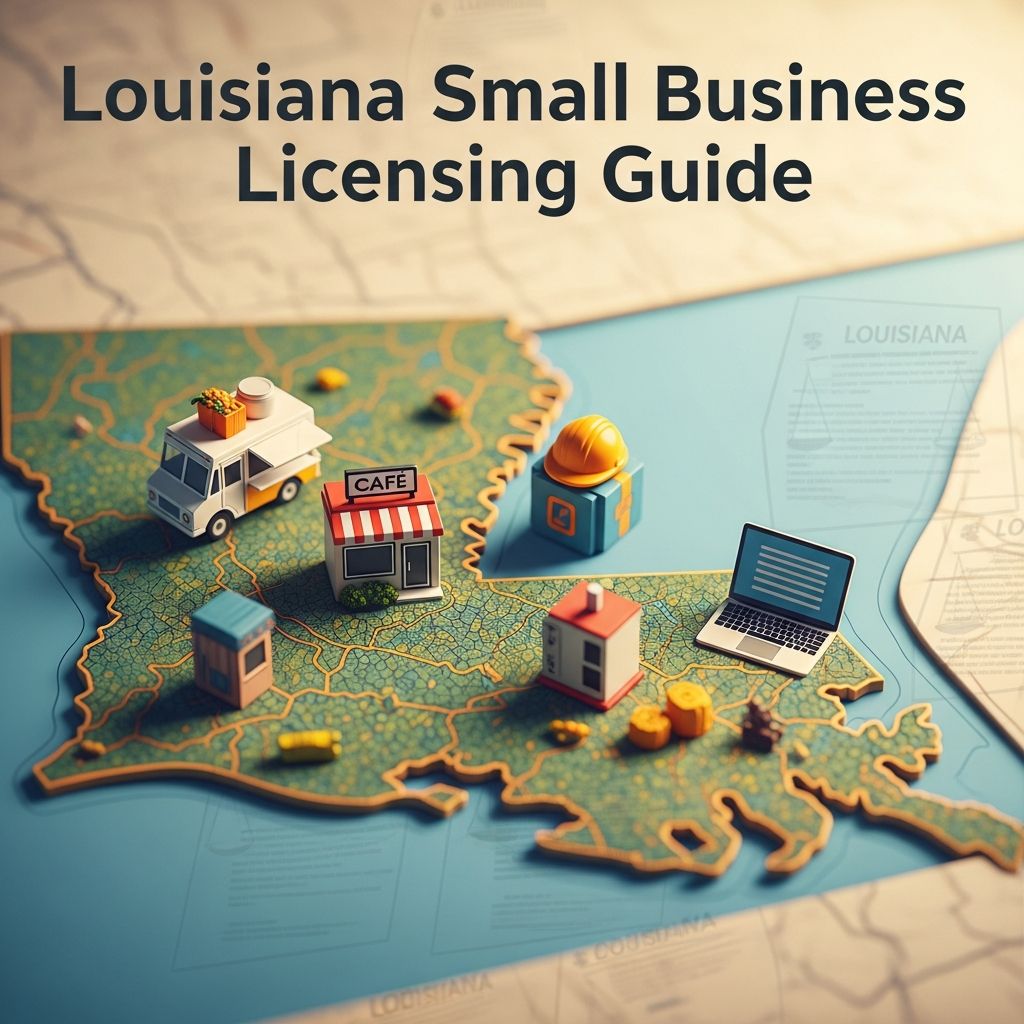Comprehensive guide to securing all required licenses and permits for launching your small business in Louisiana successfully.