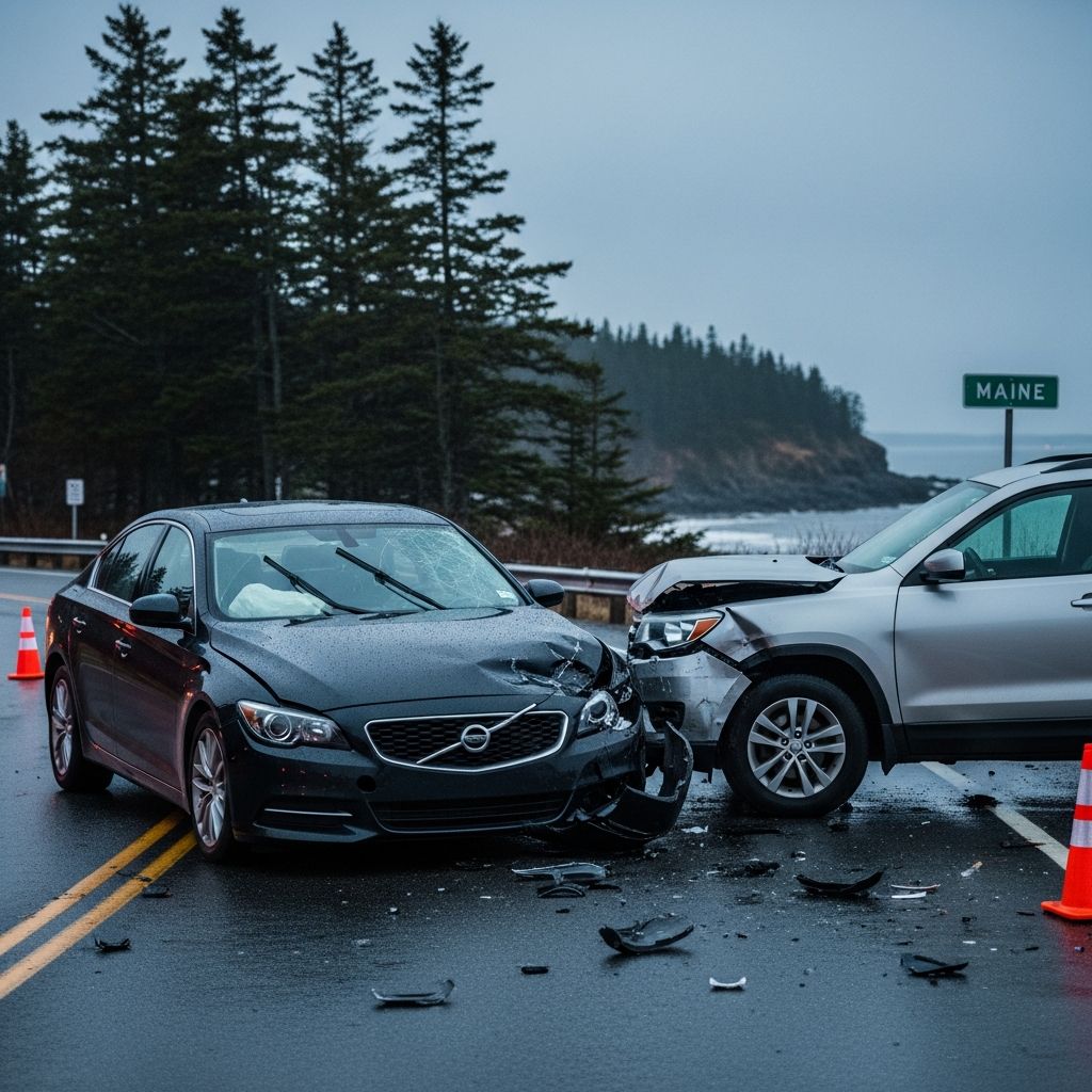 Essential guide to Maine's vehicle collision rules, insurance mandates, fault rules, and steps after a crash for drivers and victims.