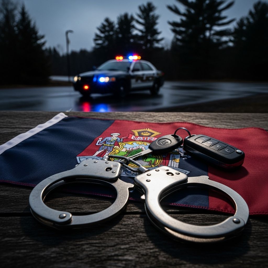 Comprehensive guide to Maine's Operating Under the Influence laws, penalties, defenses, and steps after arrest.