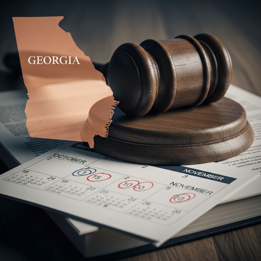 Understand Georgia's eviction process and your legal rights to respond effectively.
