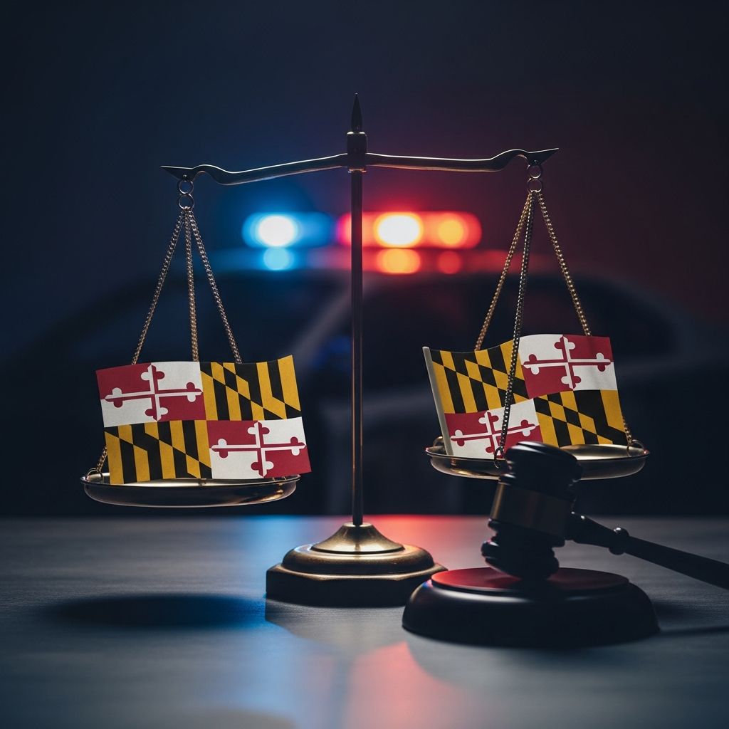 Comprehensive guide to Maryland DUI and DWI laws, penalties, recent changes, and defense strategies for drivers.