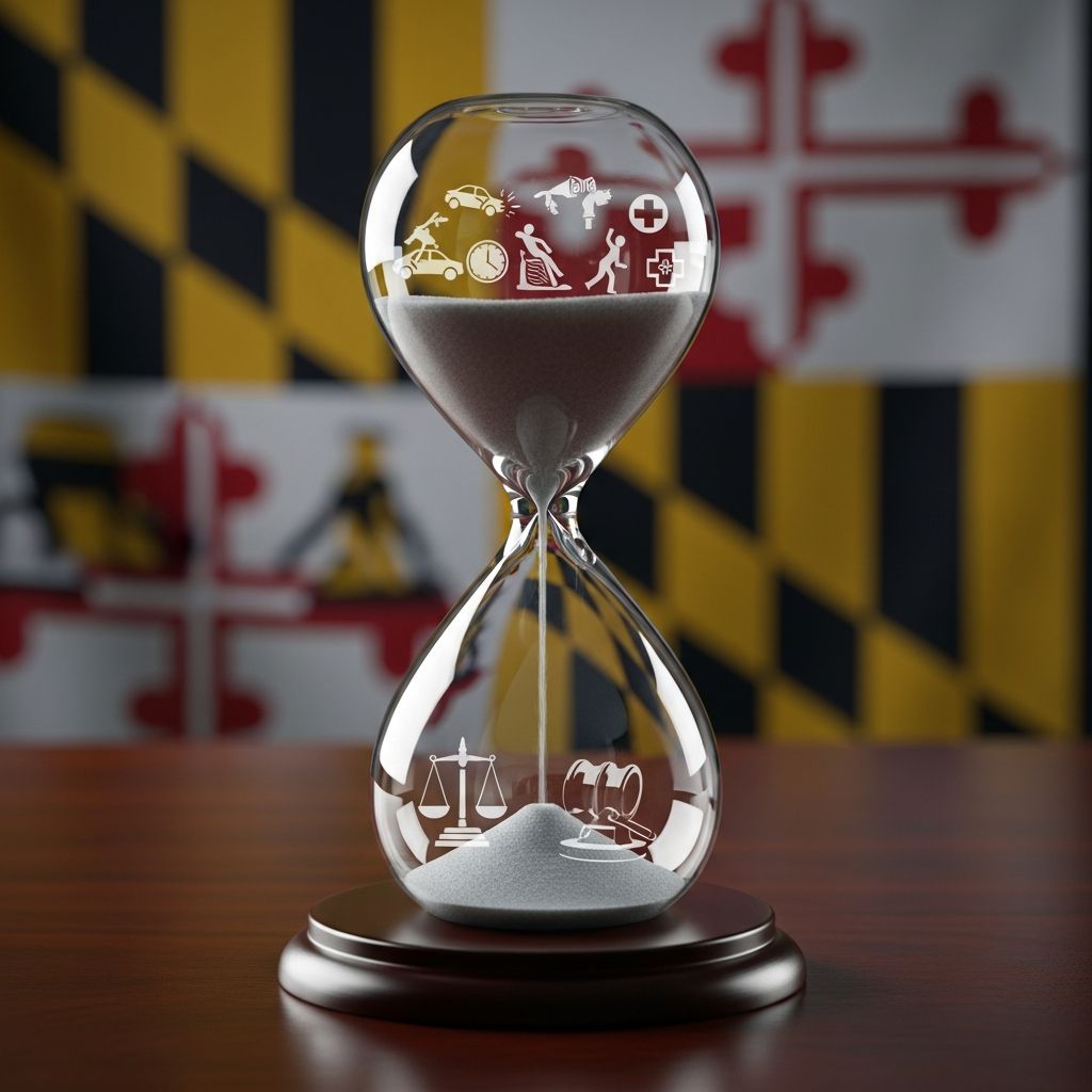 Understand Maryland's deadlines for personal injury claims to protect your legal rights and avoid missing crucial filing windows.