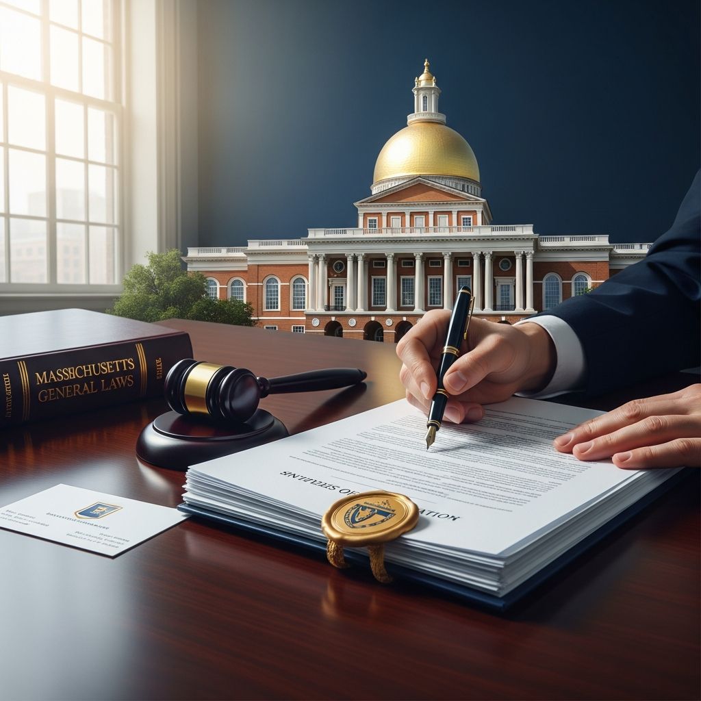 Complete guide to incorporating a business in Massachusetts with step-by-step instructions and requirements.