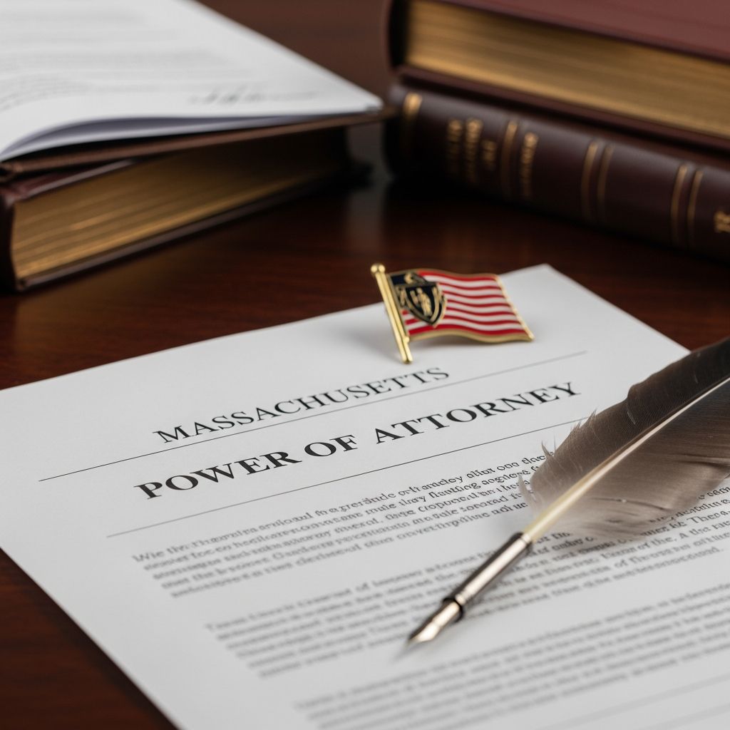 Massachusetts Power Of Attorney: 6 Steps To Create One Comprehensive guide to creating, using, and managing powers of attorney in Massachusetts for financial and health decisions.