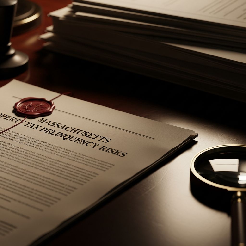 Understand the severe repercussions of unpaid property taxes in Massachusetts, from steep interest to potential home loss via tax sales.