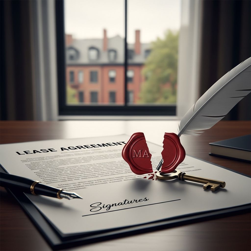 Understand your rights as a Massachusetts tenant to terminate a rental lease early without facing undue penalties under state law.