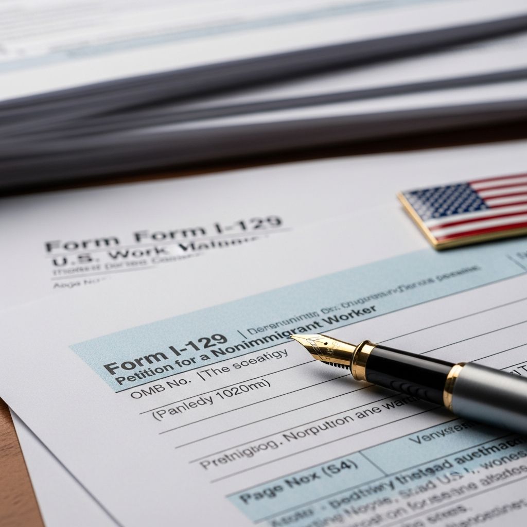 Comprehensive guide to filing Form I-129: Unlock temporary work opportunities for global talent in America.