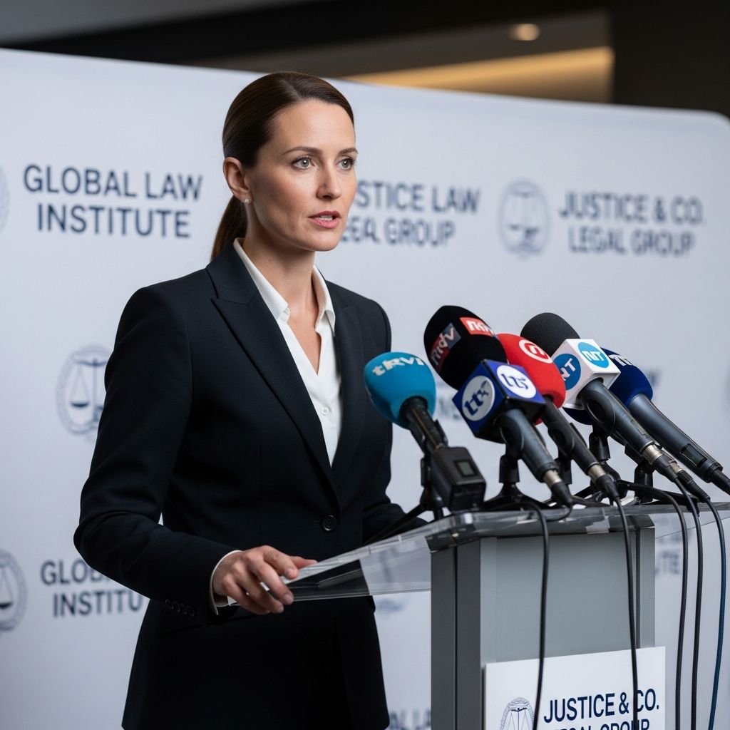 Essential guide for attorneys to plan, execute, and leverage press conferences for maximum case impact and media success.