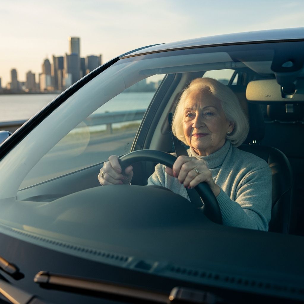 Essential guide to Michigan's driving rules for seniors, covering renewals, restrictions, and safety measures for older motorists.