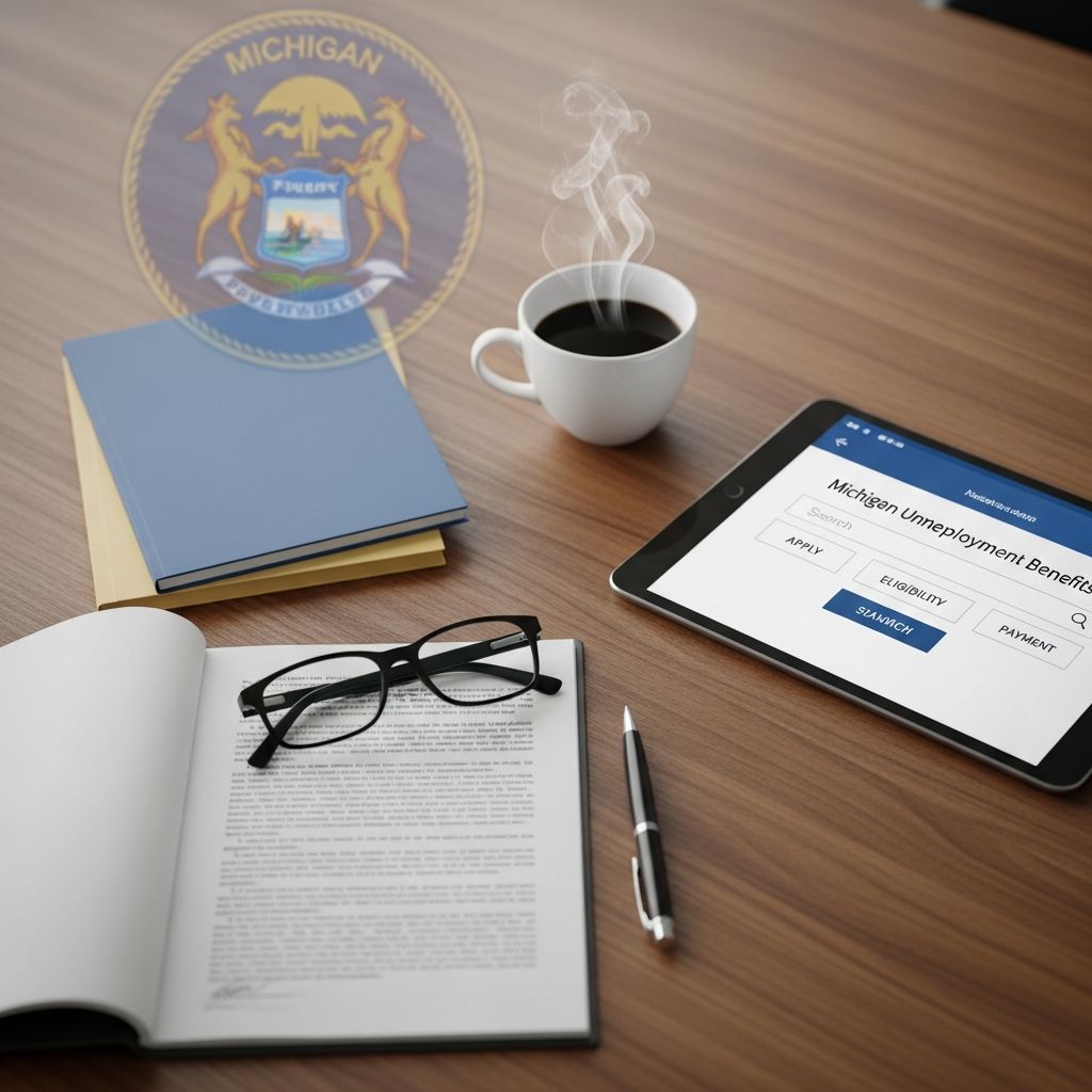 Comprehensive guide to qualifying for, applying for, and receiving unemployment insurance in Michigan amid job loss.