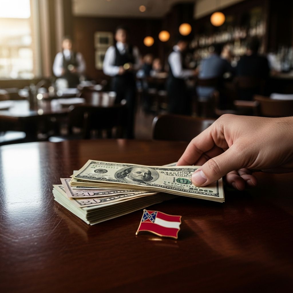 Understanding tip credits, minimum wage requirements, and employer obligations for tipped workers in Mississippi.