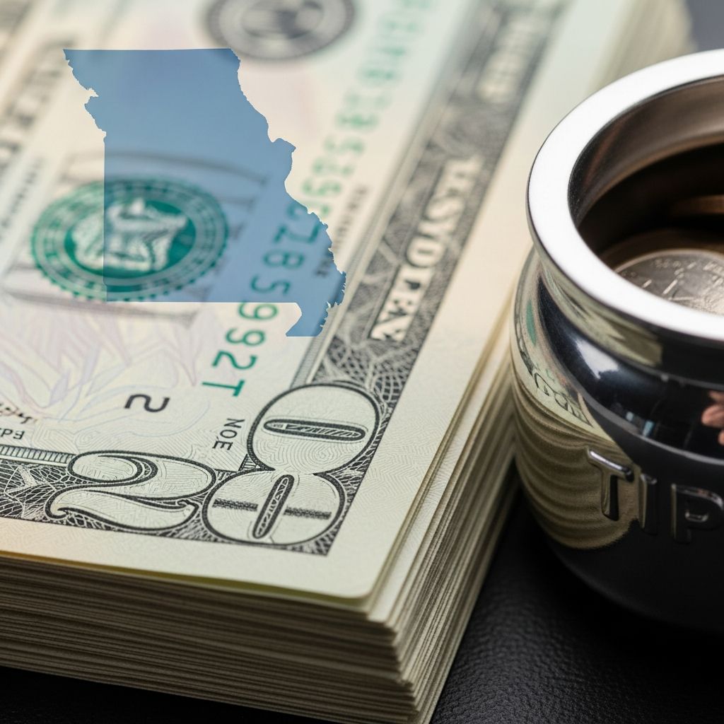 Complete guide to Missouri's tipped minimum wage, tip credits, and employer obligations for service workers.