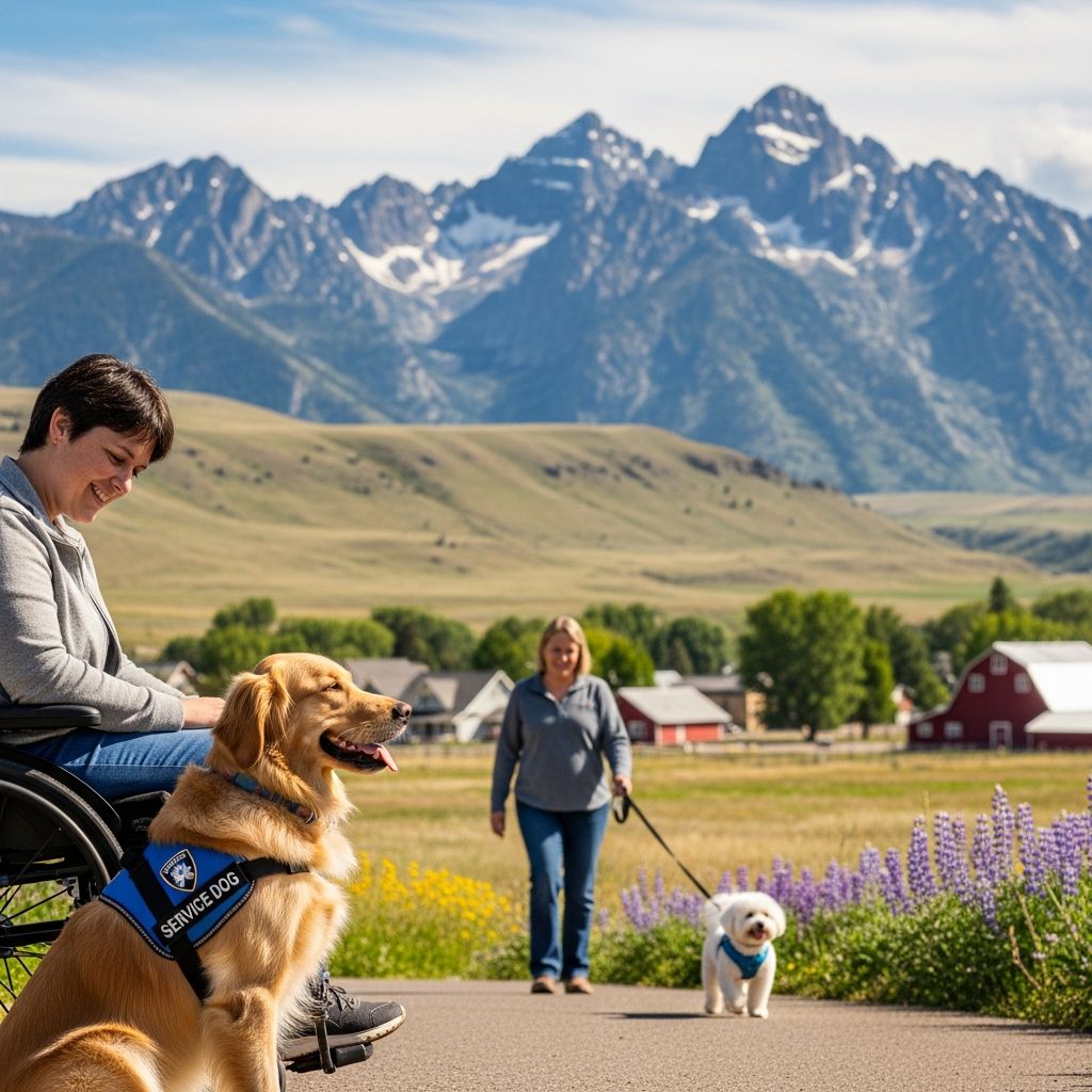 Comprehensive guide to Montana's protections for service dogs, emotional support animals, public access rights, housing rules, and penalties for misuse.