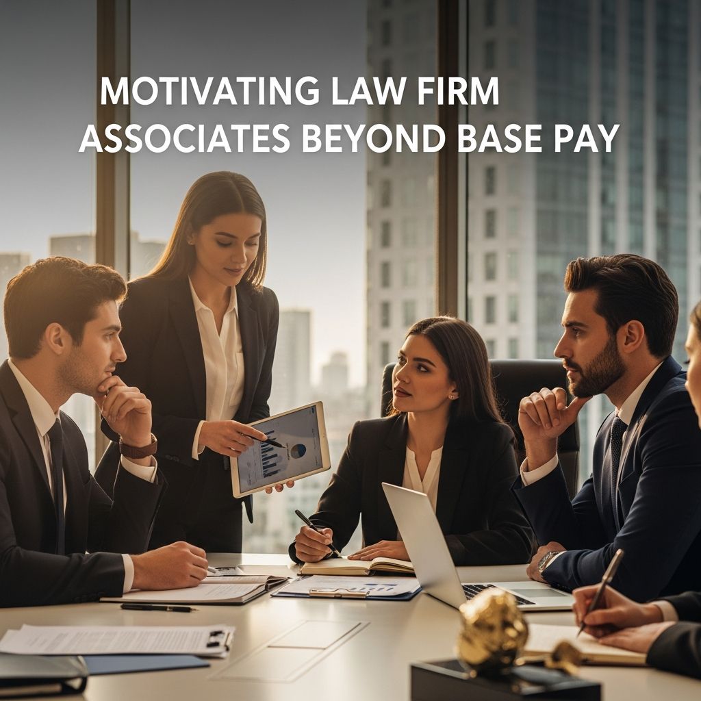 Discover proven strategies to boost associate performance and retention through smart incentives, transparency, and performance alignment in law firms.