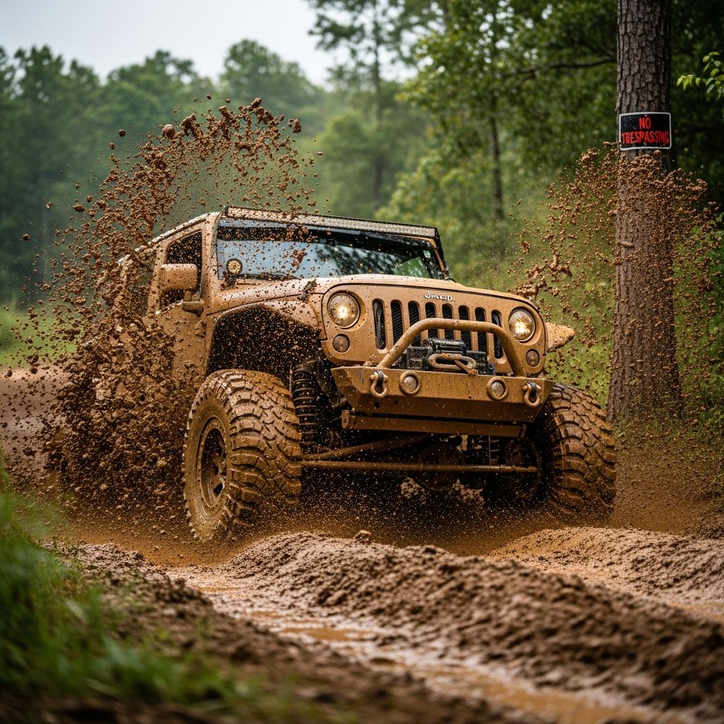 Discover the adrenaline rush of mudding, its rules, risks, and legal considerations across U.S. states.