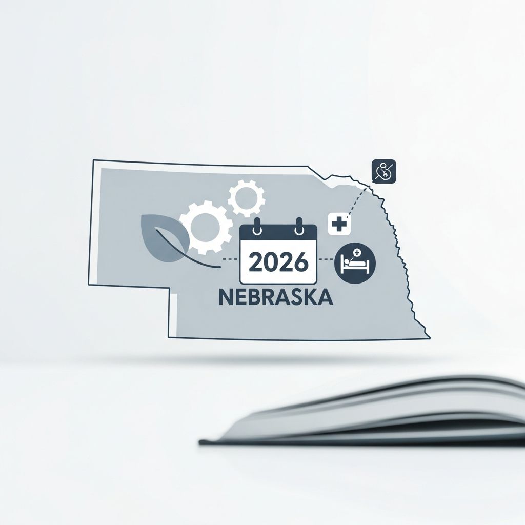 Essential guide to Nebraska's Healthy Families and Workplaces Act: accrual, usage, employer obligations, and employee rights starting 2025.