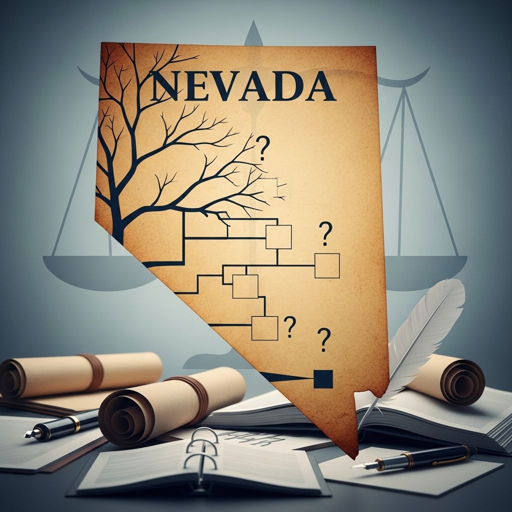Understand Nevada's intestate succession laws: How assets distribute without a will, protecting family heirs effectively.