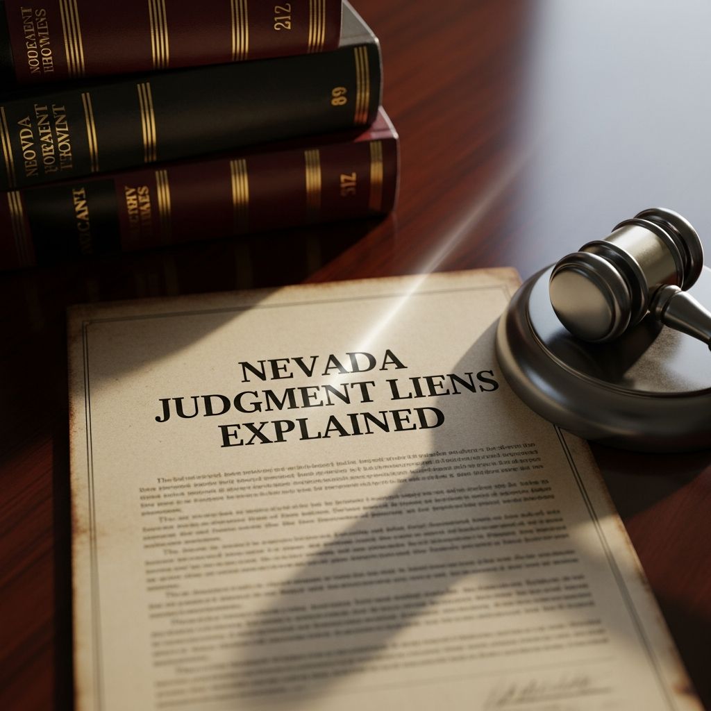 Master Nevada judgment liens: creation, enforcement, duration, renewal, and strategies for creditors and debtors.