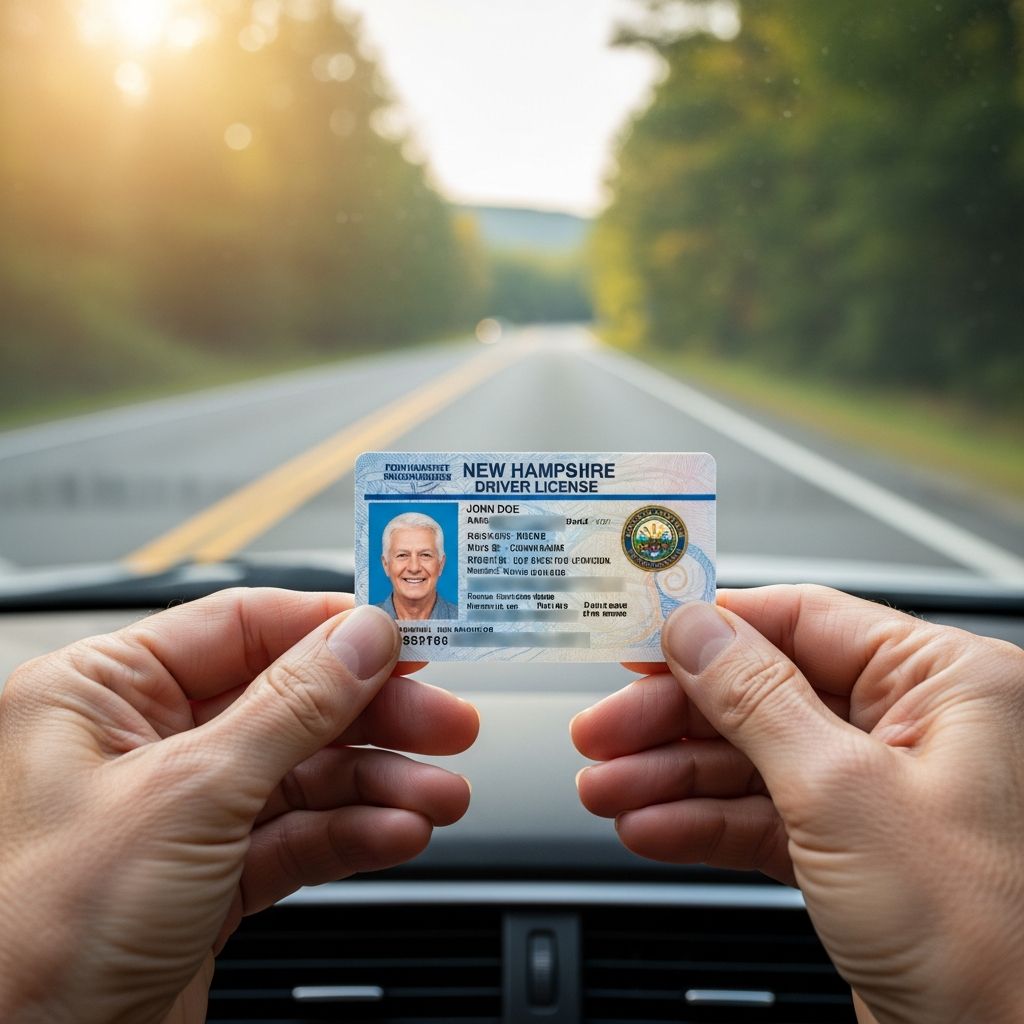 Essential guide to license renewal, vision tests, restrictions, and safety rules for older drivers in New Hampshire.