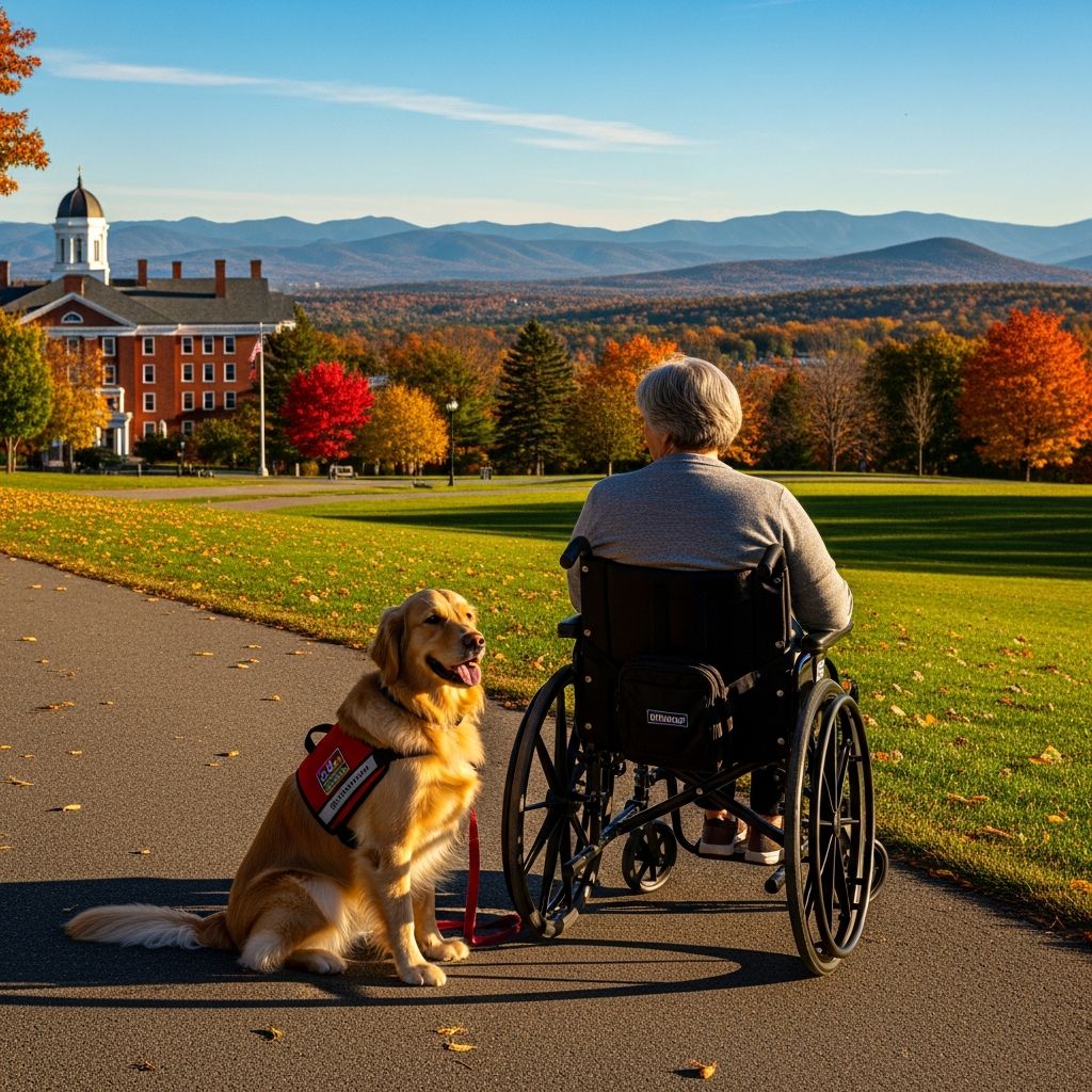 Comprehensive guide to New Hampshire laws protecting service dogs and emotional support animals in housing, public access, and workplaces.