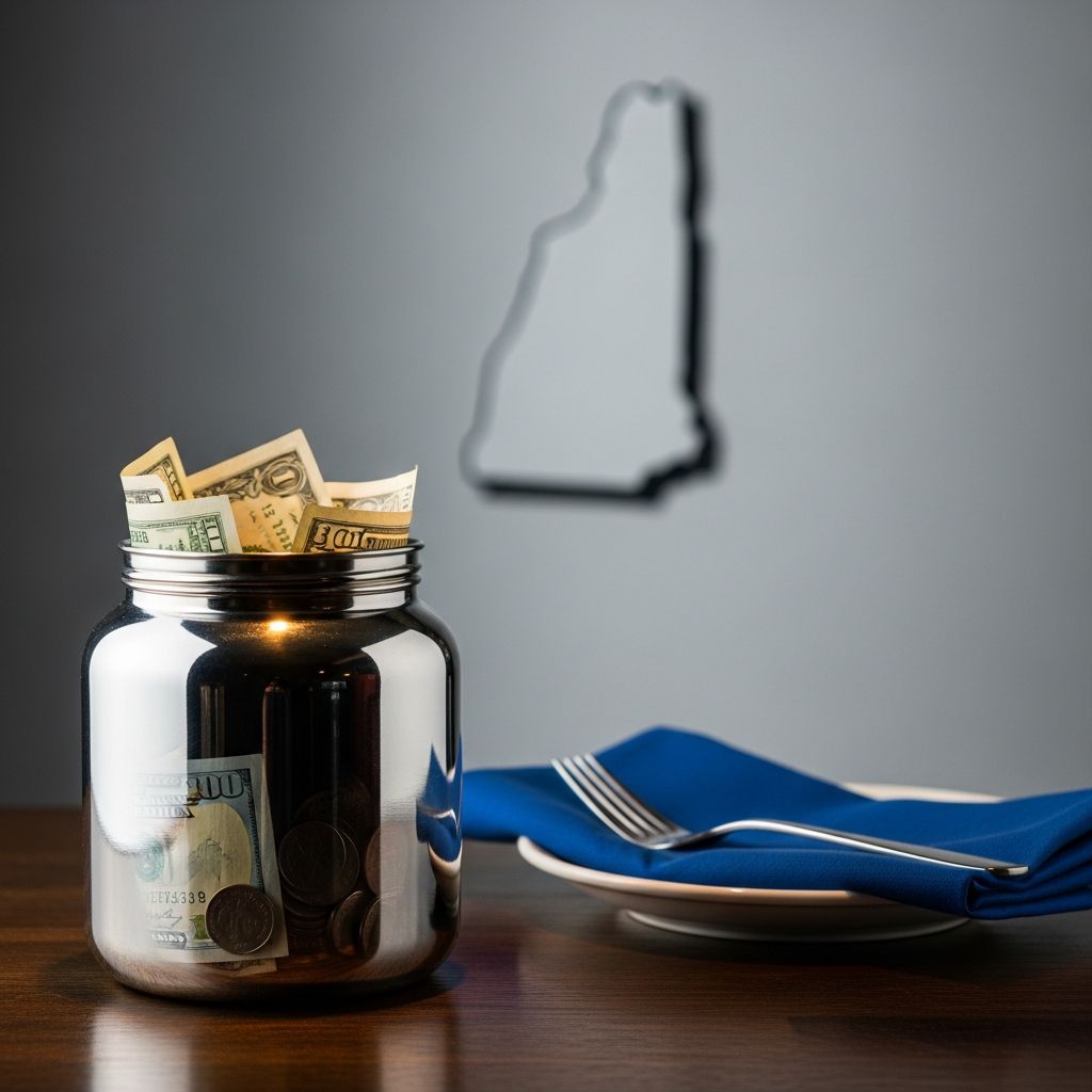 Essential guide to New Hampshire's tipped wage rules, tip credits, pooling policies, and worker protections in 2026.