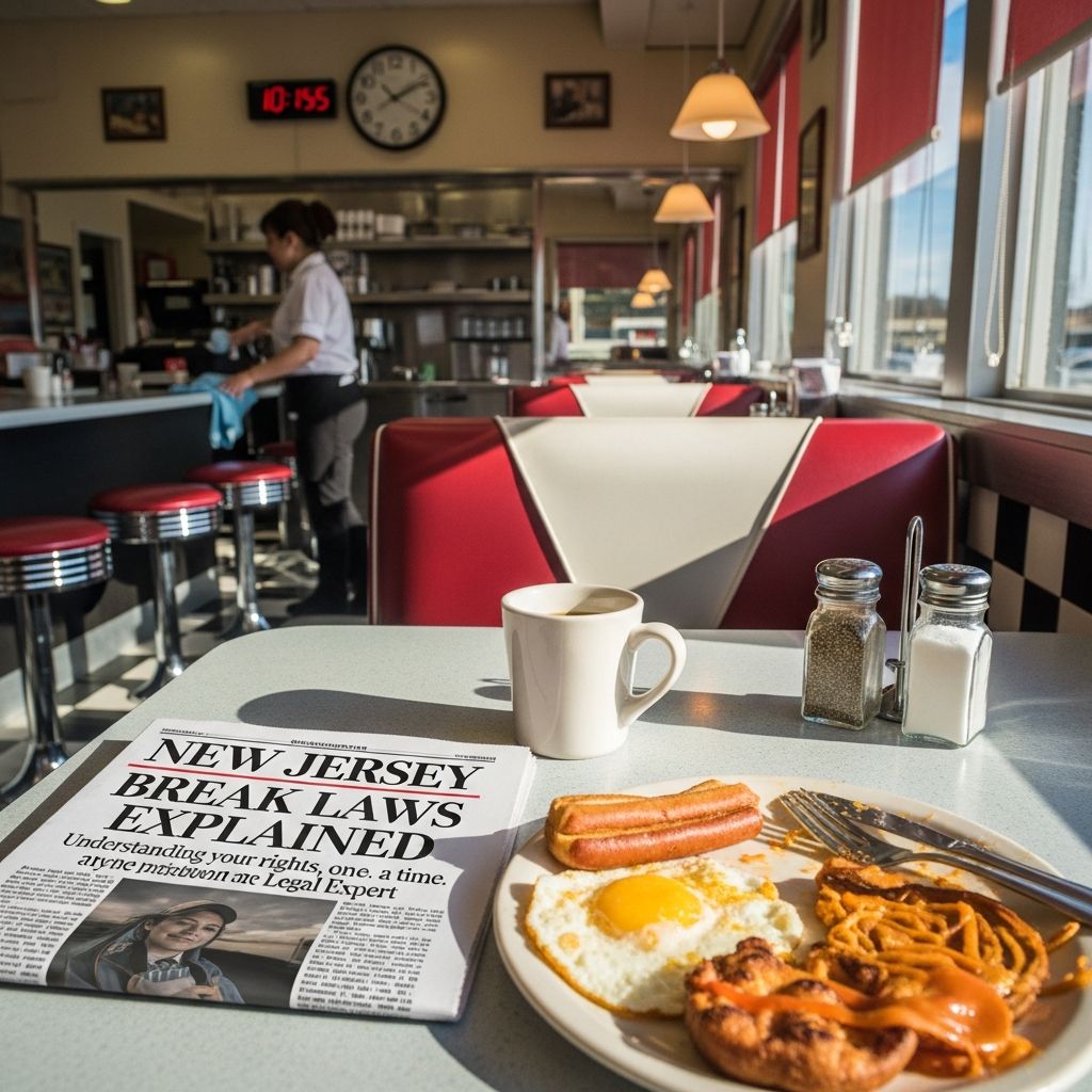 Understand New Jersey's rules on meal and rest breaks for adults, minors, and special workers to ensure workplace compliance.