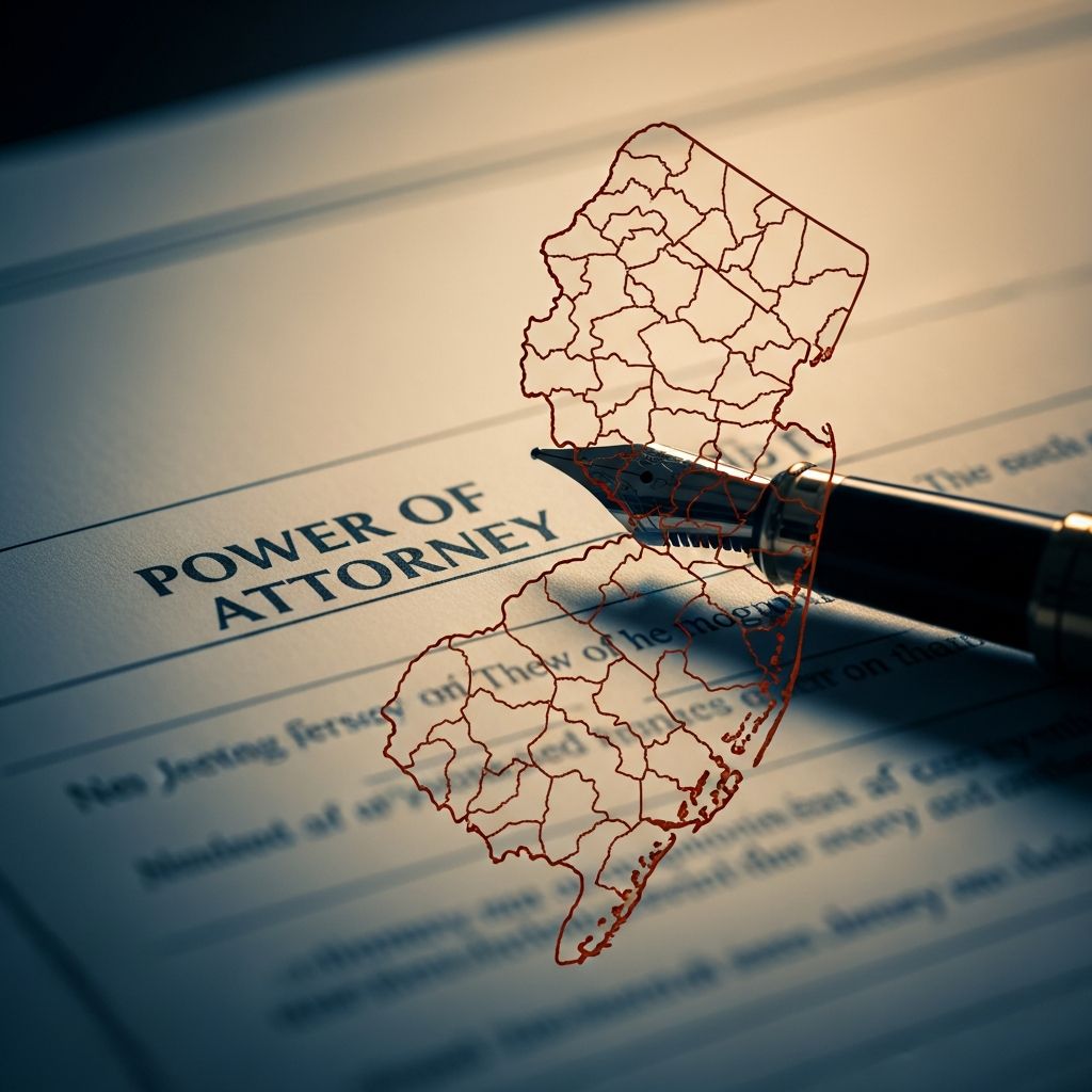 Powers Of Attorney In New Jersey: 4 Types, 6-Step Guide Comprehensive guide to creating, using, and managing powers of attorney in New Jersey for effective financial and health planning.