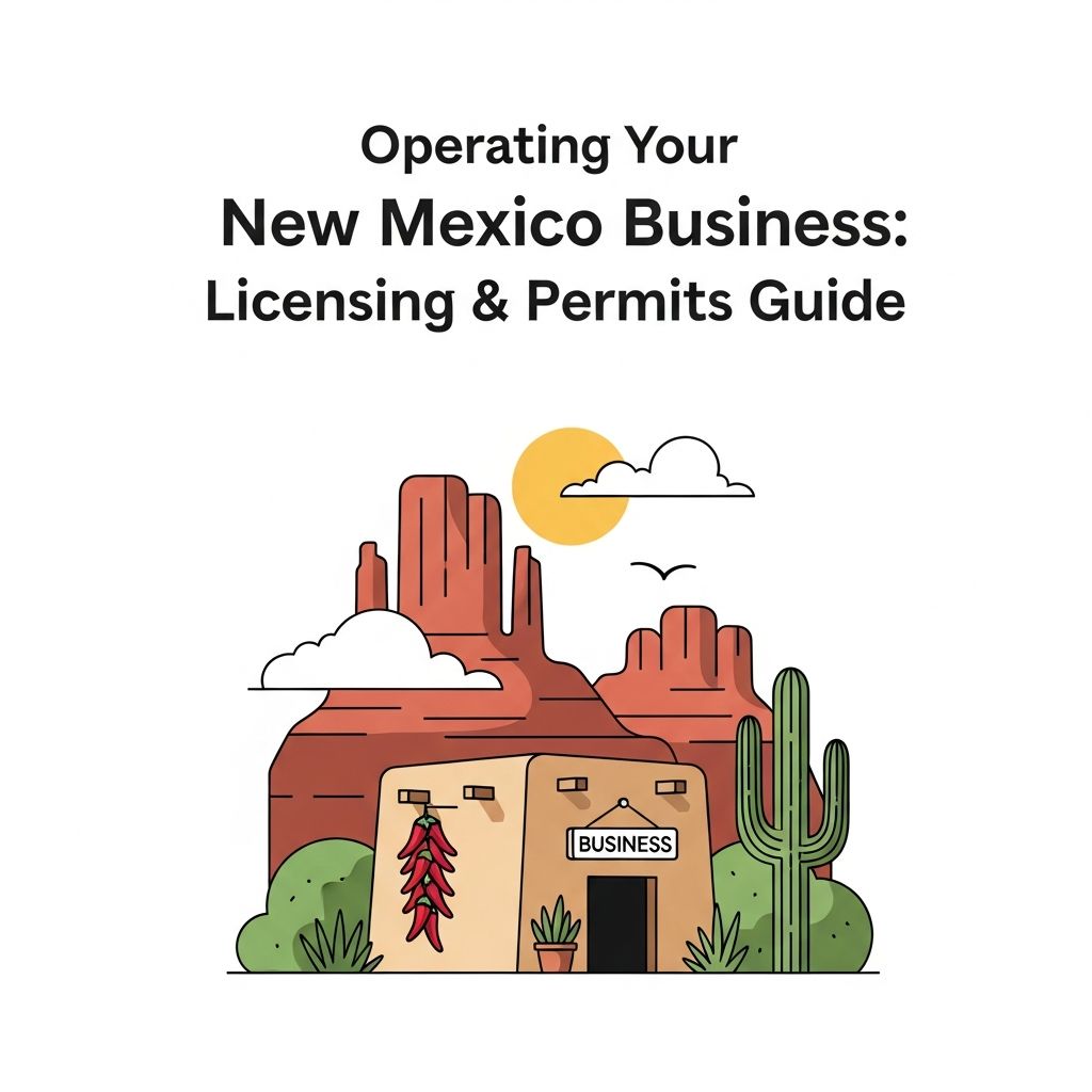 Complete guide to securing necessary licenses and permits for your New Mexico business.