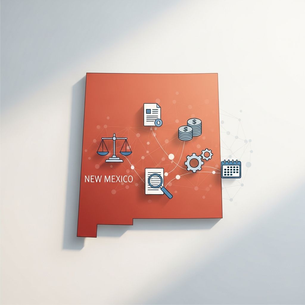 Complete guide to New Mexico LLC formation, tax obligations, and regulatory compliance requirements.
