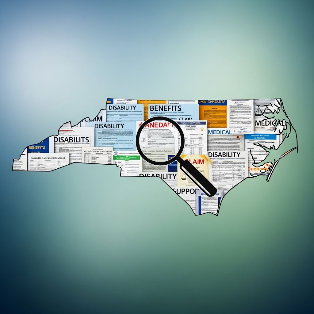 Comprehensive overview of SSDI, SSI, workers' comp, and state plans for NC residents facing disabilities.
