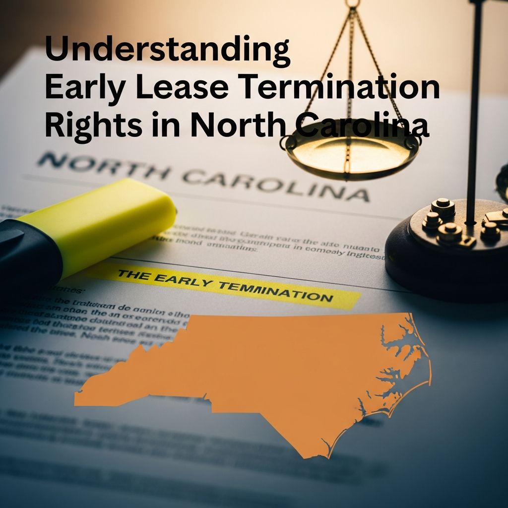 Understanding Early Lease Termination Rights in North Carolina Explore your options for breaking a rental lease legally in North Carolina.