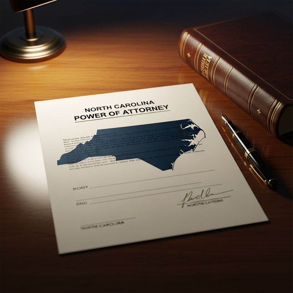 Comprehensive guide to creating, using, and managing powers of attorney in North Carolina for financial and health decisions.
