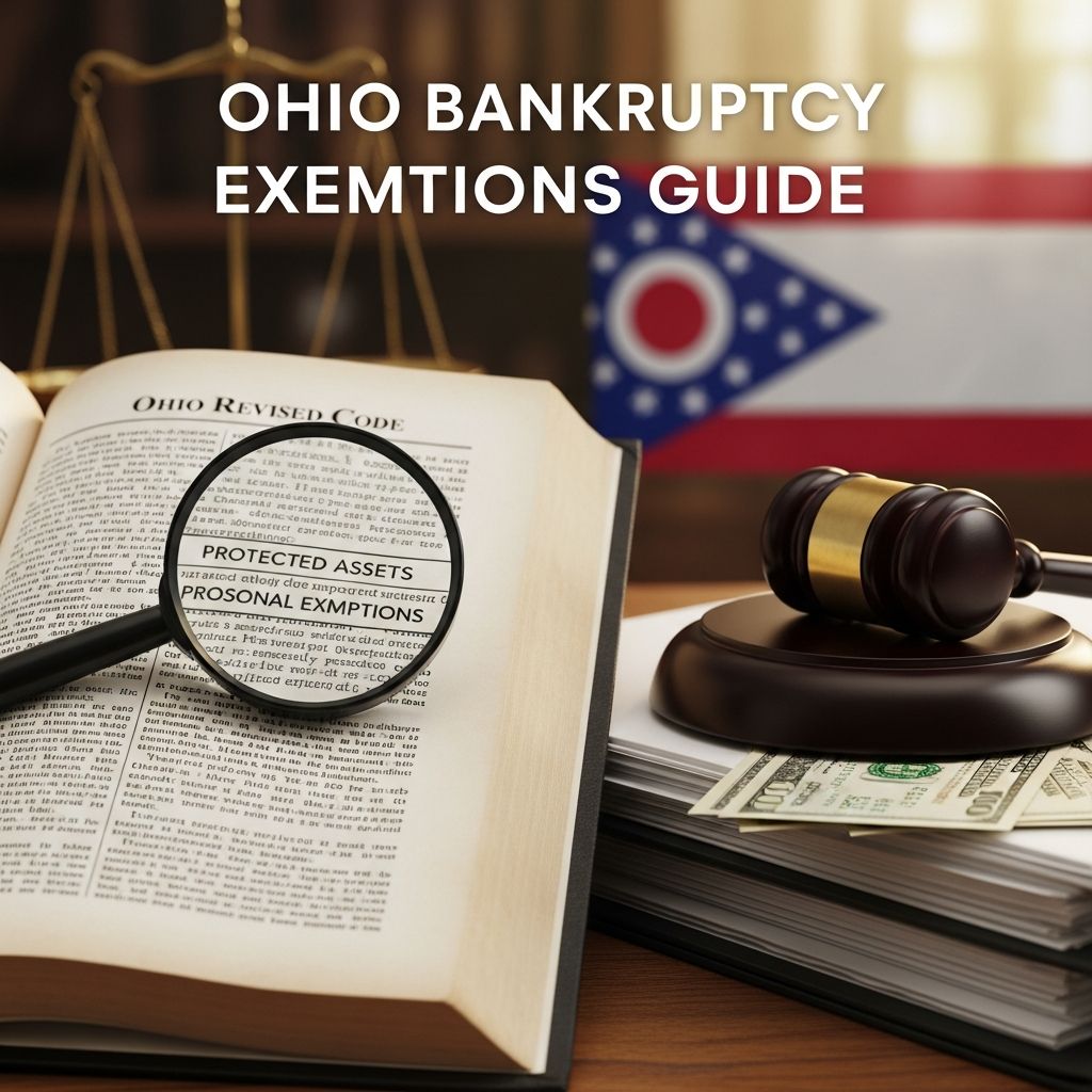 Protect your assets during Ohio bankruptcy: Complete guide to exemptions for homes, vehicles, retirement, and more.