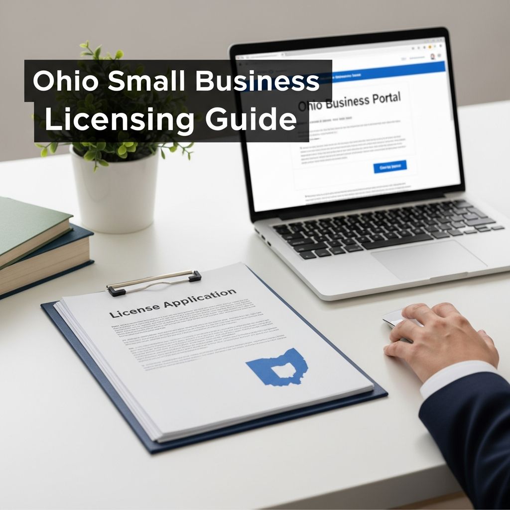 Complete guide to securing all necessary licenses and permits for launching your small business in Ohio successfully.